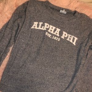 Alpha Phi crewneck